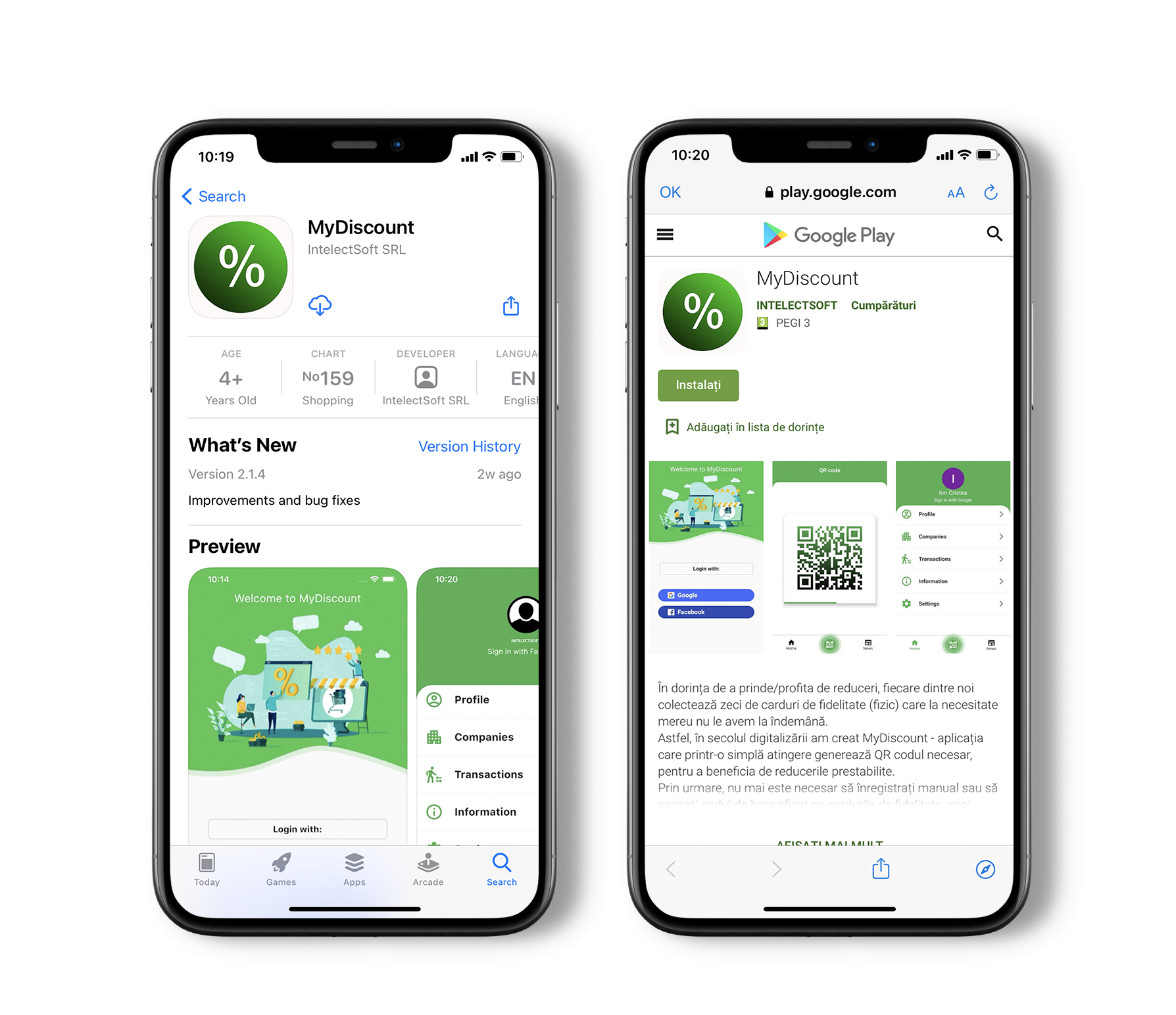 ios/android mydiscount download